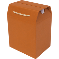 주호팩 끈손잡이 다용도 선물상자 02-6 (230x175x245), 5개, 오렌지