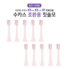 可替換X1/X3/X5兼容電動牙刷頭 粉紅色, 1個