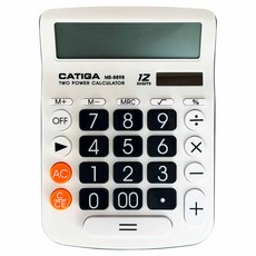CATIGA MS-8898 雙電源計算機 12位數大按鍵 辦公室/學生適用, 1個