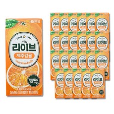 서울우유 리이브 제주감귤 주스, 190ml, 24개