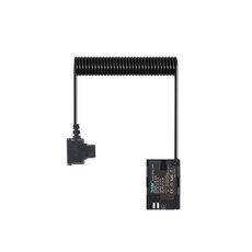 ZITAY D-TAP 轉 LP-E6 假電池 9-18V 適用 Canon R5C R6 R7 系列, 直線, 1個, 直線