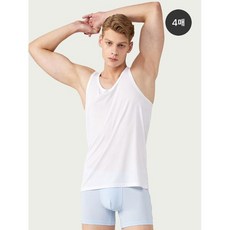 TRY남성 프리미엄 에어로쿨 런닝 4매 세트 194326