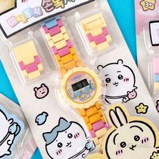 로랑마켓 미니블럭 손목시계 랜덤발송 디지털손목시계 귀여운소품 장난감시계