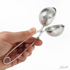 퓨어리프 스트레이너 스텐 티 인퓨저 홈카페 차 우림망 필터 롱 길이가긴