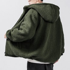 DCUSTOM overfit 蓬鬆全毛皮連帽拉鍊 DB2HDZ1