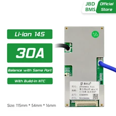JBD 8S 12S 14S 16S Bms 10S 36V 13A 48V 리튬 이온 Lifepo4 배터리 밸런스 보드 보호 15A 20A 25A 30A 일, 04 30A, 01 CHINA, 06 Li-ion 14S