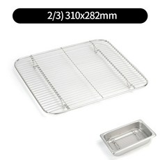 스텐 밧드망 일자받침 튀김망 기름망 6size, 1개, 일자밧드망