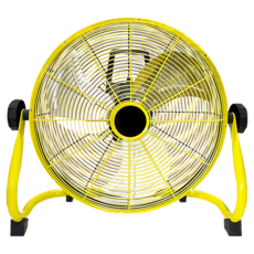 【勝杰風機】12吋DC充電式風扇 露營風扇 靜音電風扇 循環扇 台灣出貨, 黃黑