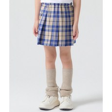 무신사 스탠다드 MUSINSA STANDARD KIDS 체크 밴딩 플리츠 스커트 [라이트 베이지] MKDSKXK47-LB 418495