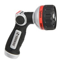 물 호스 분사기 견고한 알루미늄 바디 정원 마당 세차건 고압분사건 워터건 물뿌리개, 1개