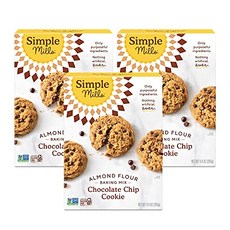 Simple Mills Almond Flour Baking Simple Mills Almond Flour Baking Mix Chocolate Chip Cookie Dough, 266g, 1개