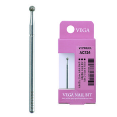 AC124 다이아몬드 네일비트, 1개, 실버