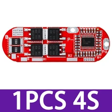 1~10PCS Bms 1S 10A 25A 리튬 이온 Lipo 배터리 보호 회로 기판 모듈 Pcb, 11 4s  1PCS