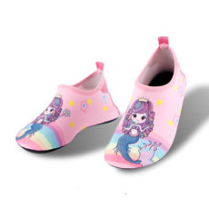 兒童溯溪鞋 戶外沙灘鞋 卡通夏季 浮潛軟底鞋襪