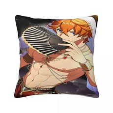 애니메이션 임팩트 후타오 게임 베개 커버 쿠션 소파 침실 홈 데코용 신기한, 8. 5