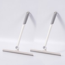 각도조절 욕실 바닥 물기제거 스퀴지 화이트, 2개