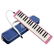 를위한 SUZUKI Melodica 32 37 악기 에어 피아노 키보드 운반 가방 선물, 37 Keys Pink