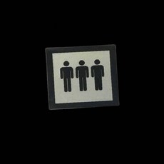 승강기 점자 표지판 엘리베이터 시각촉지판 표찰, 단일옵션, 1개