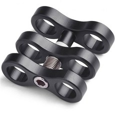 수중 다이빙 라이트 암 트레이용 OrcaTorch ZJ13 알루미늄 볼 조인트 클램프 사진 카메라 액션 카메라용 360° 클립 어댑터 브래킷 홀더 손전등 연결 액세서리