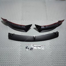 테슬라 모델 3 프론트 립 17-23년 ABS 스플리터 디퓨저 바디 키트 튜닝 호환, 카본 룩