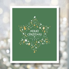 108 STUDIO 2026 새해 신년 병오년 설날 현수막, HC-03-christmas, 1개