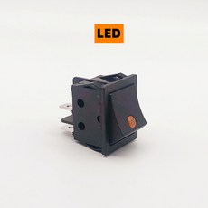1pcs 로커 스위치 KCD4 4 핀 2 ON-OFF 미니 라이트 고양이 눈 220V LED 버튼 AC30A250V 드롭, 02 yellow, 1개