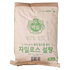 CJ 백설 하얀 자일로스설탕, 15kg, 1개
