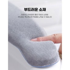 두꺼운 변기 쿠션 커버, 1개, 두꺼운 변기쿠션 블루