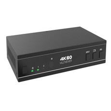 易控王 2x1 HDMI多畫面切換器 選擇器 4K@60Hz 音訊分離 PIP (40-212-03), 1個, 40-212-03