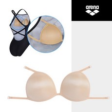 수영복 이너 브라 컵(C1AU02) 수영복 패드, M, 베이지