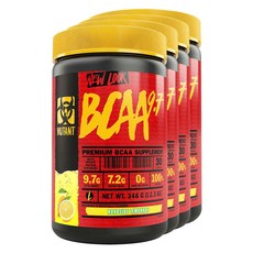 MUTANT BCAA支鏈胺基酸粉 檸檬味, 4個, 348克