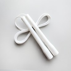 JJR 스피드줄넘기 에메랄드 무광 스피드 2~7단 뛰기 (사)대한줄넘기총연맹 공인, 흰색, 1개