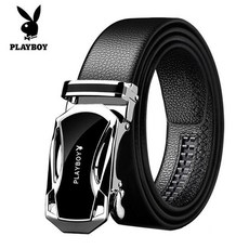 PLAYBOY 自動扣腰帶 商務休閒男士皮帶