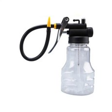 고압 그리스 건 오일 펌프 키트 투명 플라스틱 기계 오일러 자전거 유지 보수용, 1개, 2. 검정색