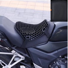 화이트리버 오토바이 방석 시트쿠션 커버포함, 1개, 블랙