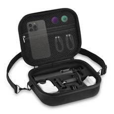 BRDRC Insta360 GO Ultra용 휴대용 케이스 휴대용 나일론 여행용 보관 가방 Insta360 GO 울트라 카메라 액세서리용 어깨끈과 하드 보호 케이스, BRDRC Insta360 GO Ultra용 휴대용 케