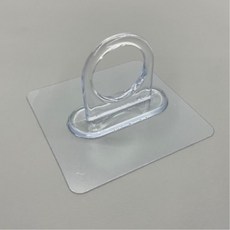 만능 벽부착 원형 봉걸이 후크 10개 커튼봉고정브라켓