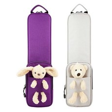 드럼 스틱 가방 케이스 파우치 인형 캐릭터 휴대용, 드럼스틱가방(파란토끼)