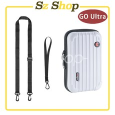Insta360 GO Ultra 硬殼收納包 (附背帶) 可裝邊框 內襯可拆卸 / GO Ultra 收納包 硬殼包, 白-Ultra硬殼包(可裝邊框)am, 1個, 白-Ultra硬殼包(可裝邊框)am