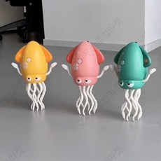 오징어장난감 춤추는오징어 문어 로봇완구 자동 회피 기능 스트레스 해소 장난감 선물용, 1개, 핑크