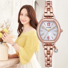 CITIZEN 星辰 wicca 公主系列 台灣限定款 太陽能酒桶型晶鑽腕錶，24mm晶鑽點綴，優雅酒桶造型，展現腕間精緻品味