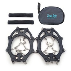 [모닥트립] 휴대용 등산 경량 19피크 아이젠 (파우치 포함)