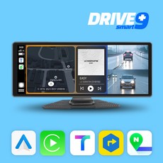 모비디안 DRIVE9 스마트 모니터 안드로이드오토 카플레이 미러링 블랙박스 탑재 주행보조시스템기능 10.26인치 올인원 내비게이션, DRIVE9 스마트모니터, WAC900SM, 1GB