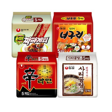 농심 신라면5봉+사리곰탕5봉+너구리얼큰한맛5봉+짜파게티5봉, 1개