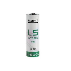SAFT PLC열량계배터리 LS17500 A 3.6V 3600mAh, 1개, 1개입