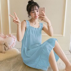 원디자인 여성 원피스 가운 원피스형여성 골프 샤워 목욕 가운 L 블루 여성잠옷
