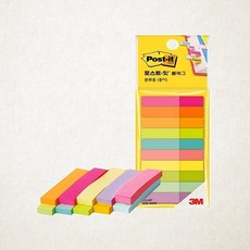 3M 인덱스 포스트잇 플래그 분류용 종이 50x10mm 색인 점착 메모 670-MP 1개입