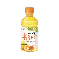 웅진 내사랑유자C 280ml 24입, 1세트