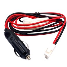 T-Shape 12V DC 자동차 전원 충전기 코드 1.5미터 모바일 라디오 커넥터 케이블 CB 모바일 라디오용 15A 퓨즈 포함, [ 1244999 ] T-Shape 12V DC 자동차