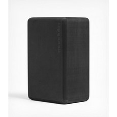 Manduka Recycled Foam Block 50D環保瑜珈磚 輕巧便攜 高密度支撐 瑜珈輔助器材, 深灰色(Thunder), 1個